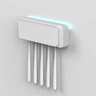 5W UV Toothbrush Sanitizer , Toothbrush Sterilizer Holder Wall Mounted